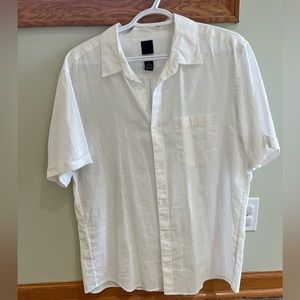 H&M linen men’s dress shirt